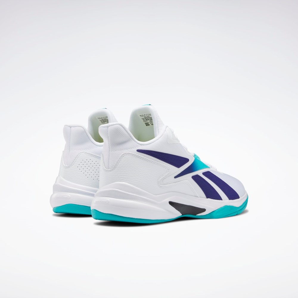 Reebok More Buckets Basketball Shoes Valkoinen Violetit | QNTZAP-350