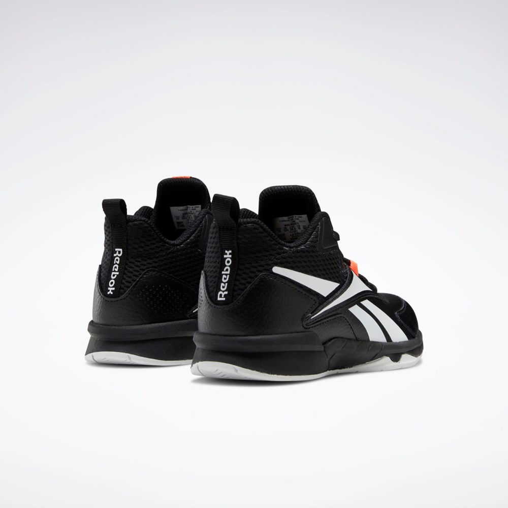 Reebok More Buckets Shoes - Preschool Mustat Valkoinen Oranssi | MFZTKG-086