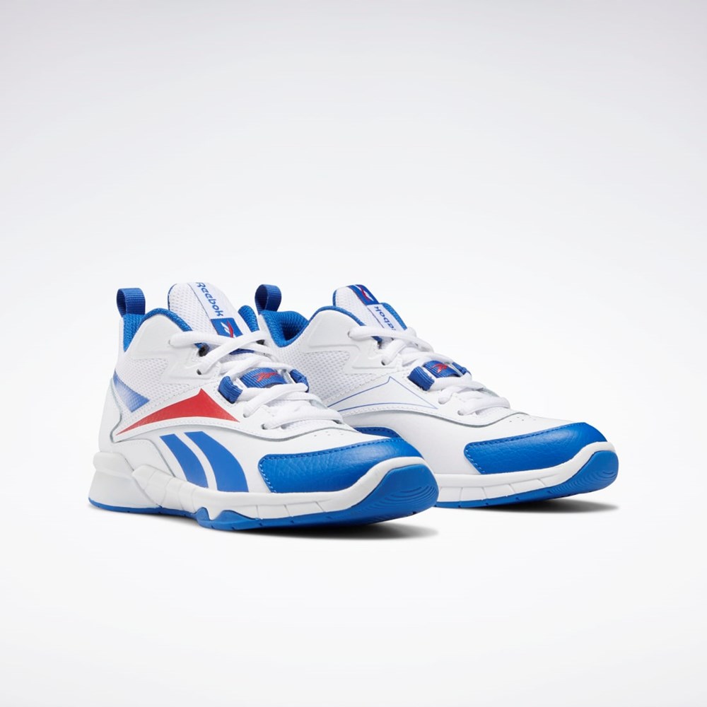 Reebok More Buckets Shoes - Preschool Valkoinen Sininen Punainen | RGFXYK-708