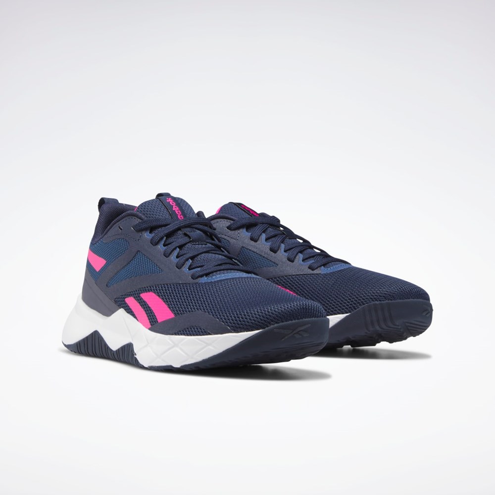 Reebok NFX Koulutus Shoes Laivastonsininen Sininen Pinkki | LRKMQZ-497