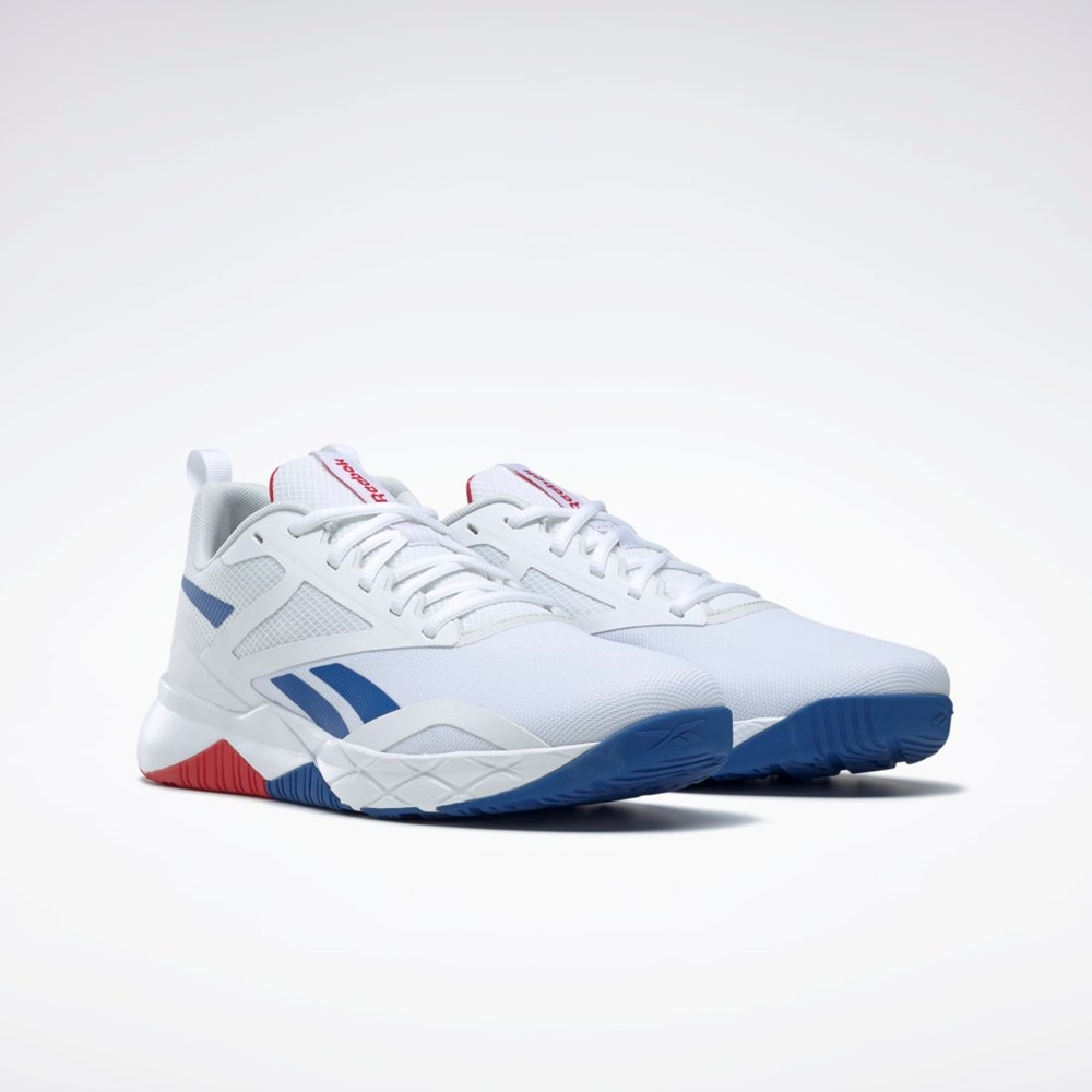Reebok NFX Koulutus Shoes Valkoinen Harmaat Sininen | BUKPCA-961