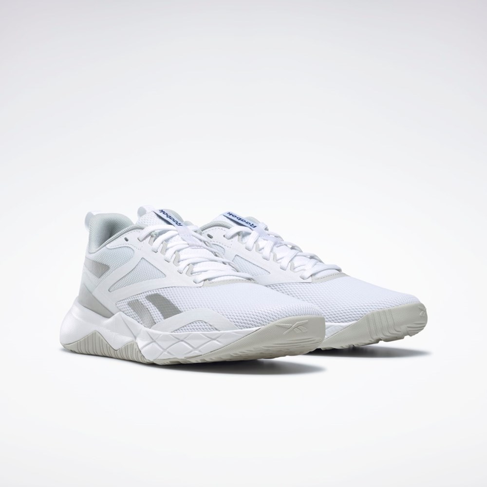 Reebok NFX Koulutus Shoes Valkoinen Harmaat Sininen | SQHTJK-920