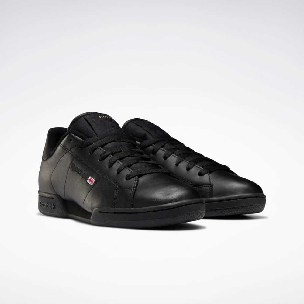 Reebok NPC II Shoes Mustat | IFEATK-540