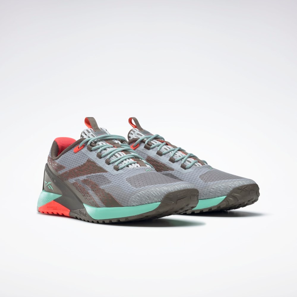 Reebok Nano X1 Adventure Shoes Harmaat Harmaat Minttu | DXABWH-649