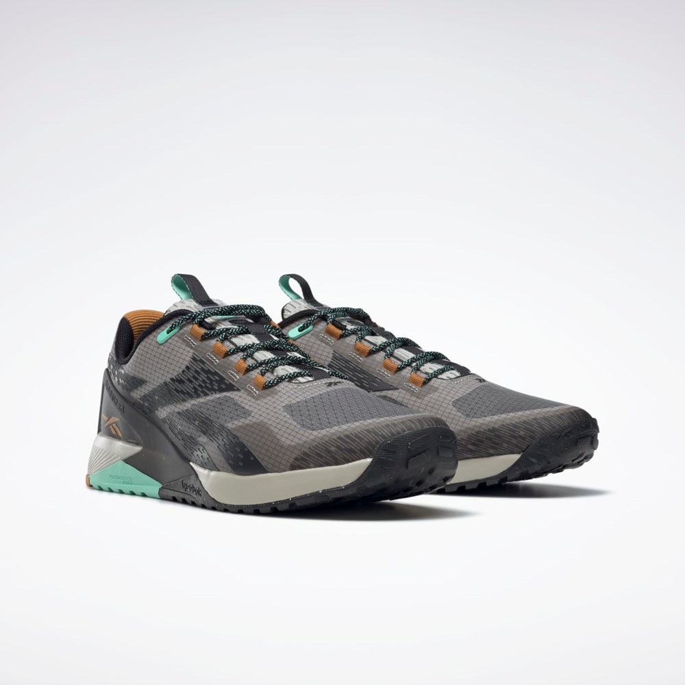 Reebok Nano X1 Adventure Shoes Mustat | TSVJYK-096