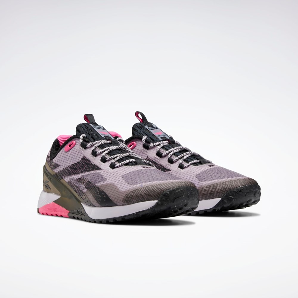 Reebok Nano X1 Adventure Shoes Mustat Pinkki | WMUDGX-249