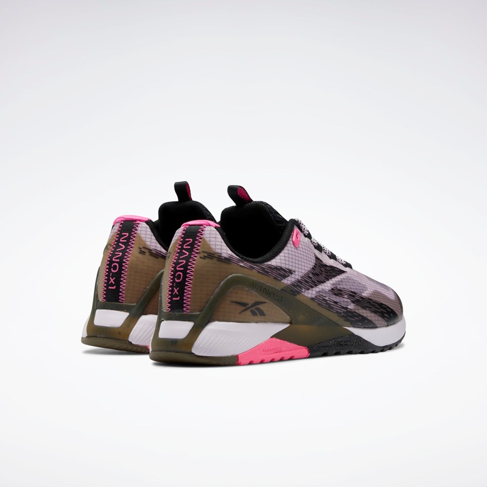 Reebok Nano X1 Adventure Shoes Mustat Pinkki | WMUDGX-249