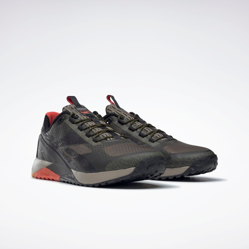 Reebok Nano X1 Adventure Shoes Vihreä Mustat Punainen | UZSKMA-241