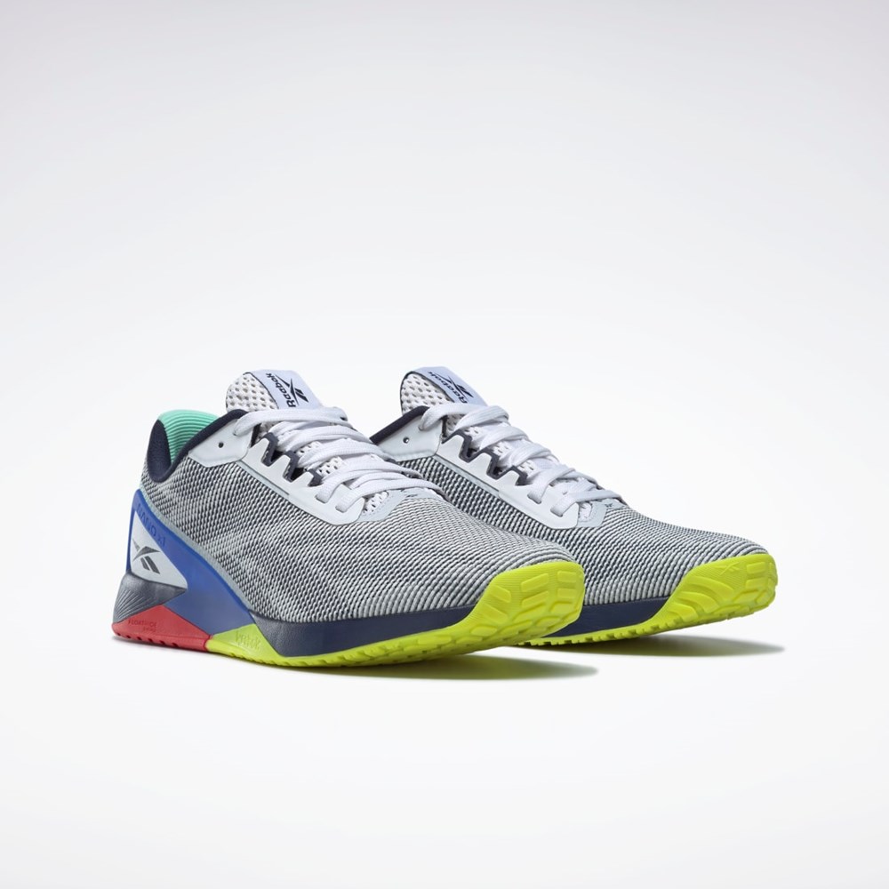 Reebok Nano X1 Grit Koulutus Shoes Valkoinen Laivastonsininen Sininen | CWLQBP-268
