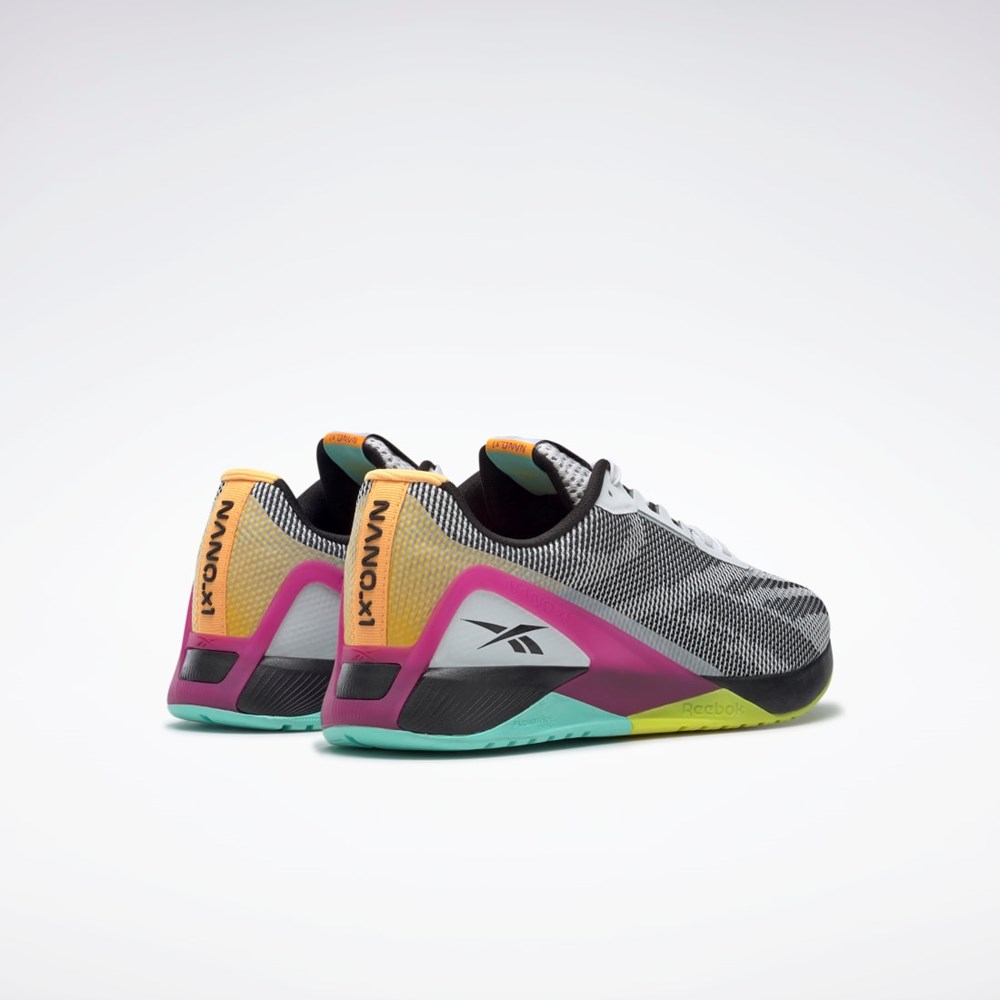 Reebok Nano X1 Grit Koulutus Shoes Valkoinen Mustat Pinkki | JRSTCV-287