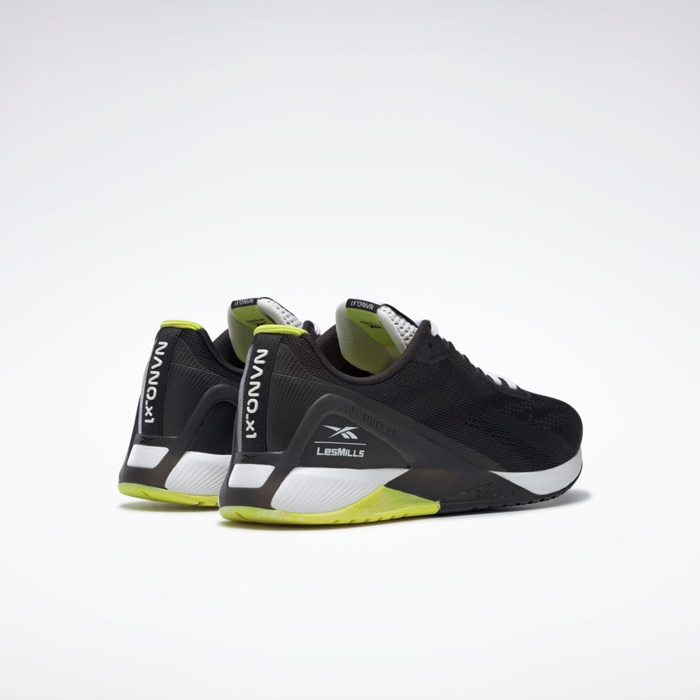 Reebok Nano X1 Koulutus Shoes Les Mills® Mustat Valkoinen Keltainen | ZOVXKU-346