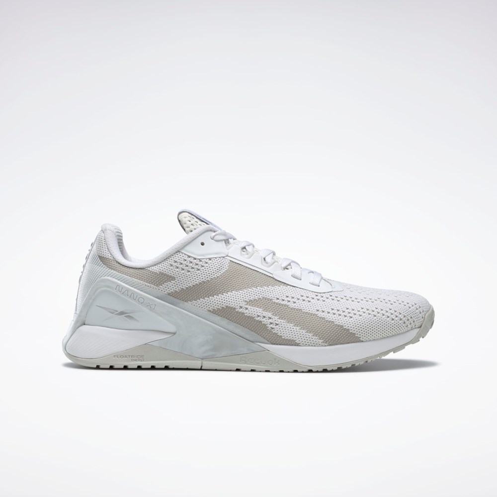 Reebok Nano X1 Koulutus Shoes Valkoinen Valkoinen Harmaat | ZTSKBP-342
