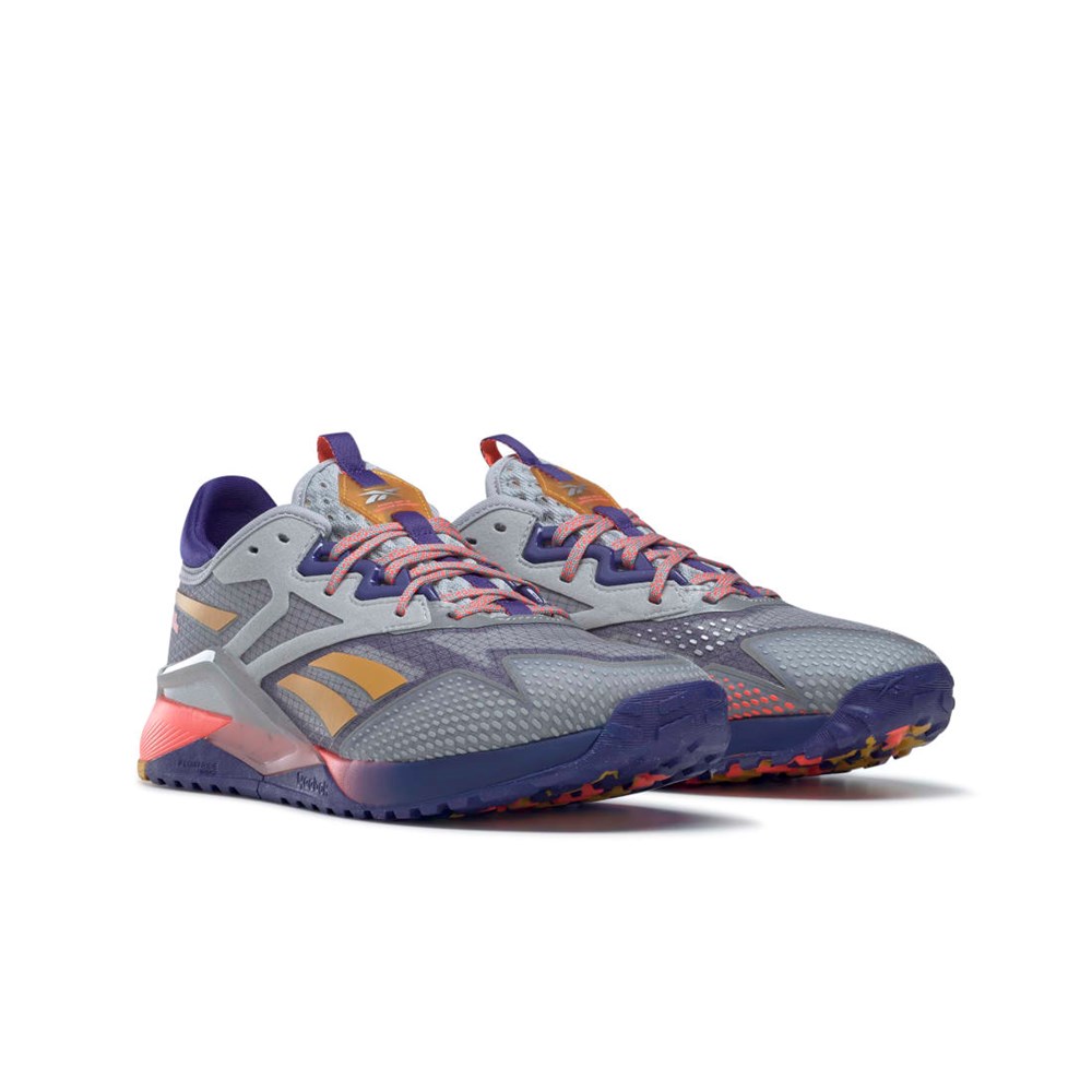 Reebok Nano X2 TR Adventure Koulutus Shoes Harmaat Violetit Oranssi | UAPQHL-358