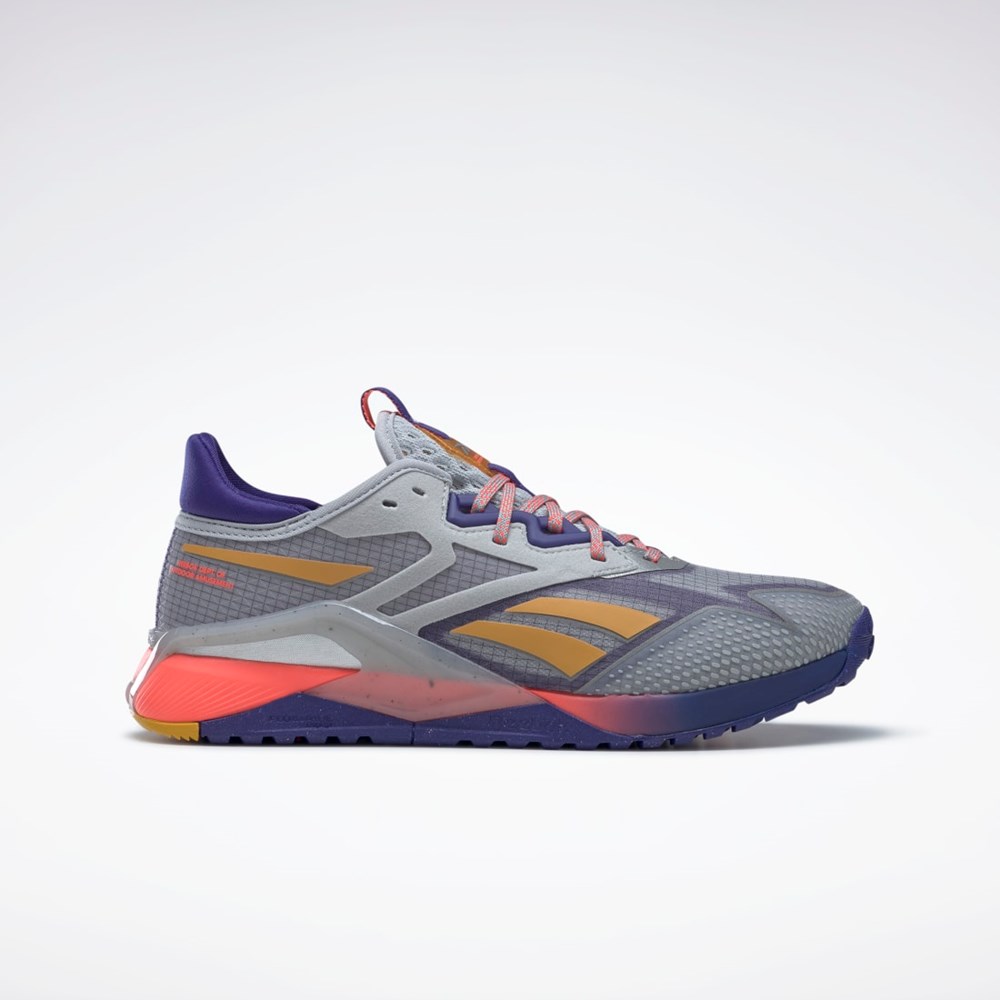 Reebok Nano X2 TR Adventure Koulutus Shoes Harmaat Violetit Oranssi | UAPQHL-358
