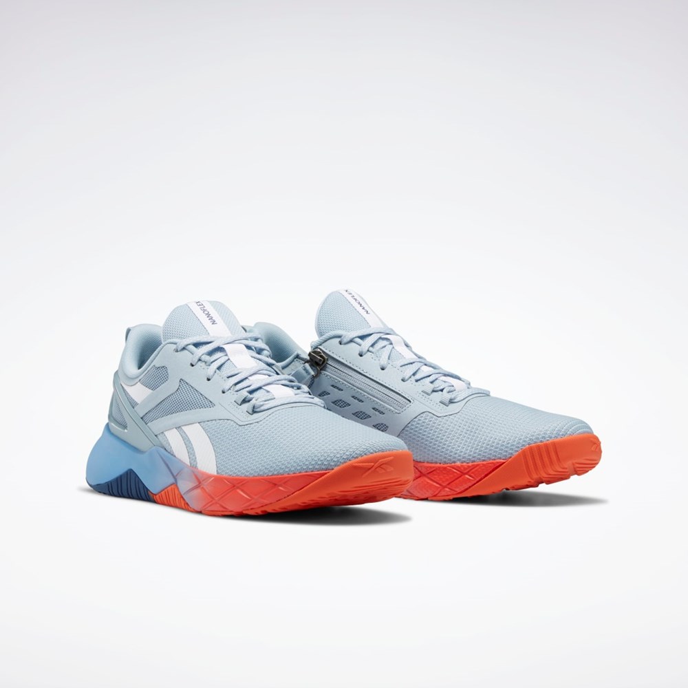 Reebok Nanoflex Parafit TR Shoes Harmaat Valkoinen Sininen | DCRVAK-953
