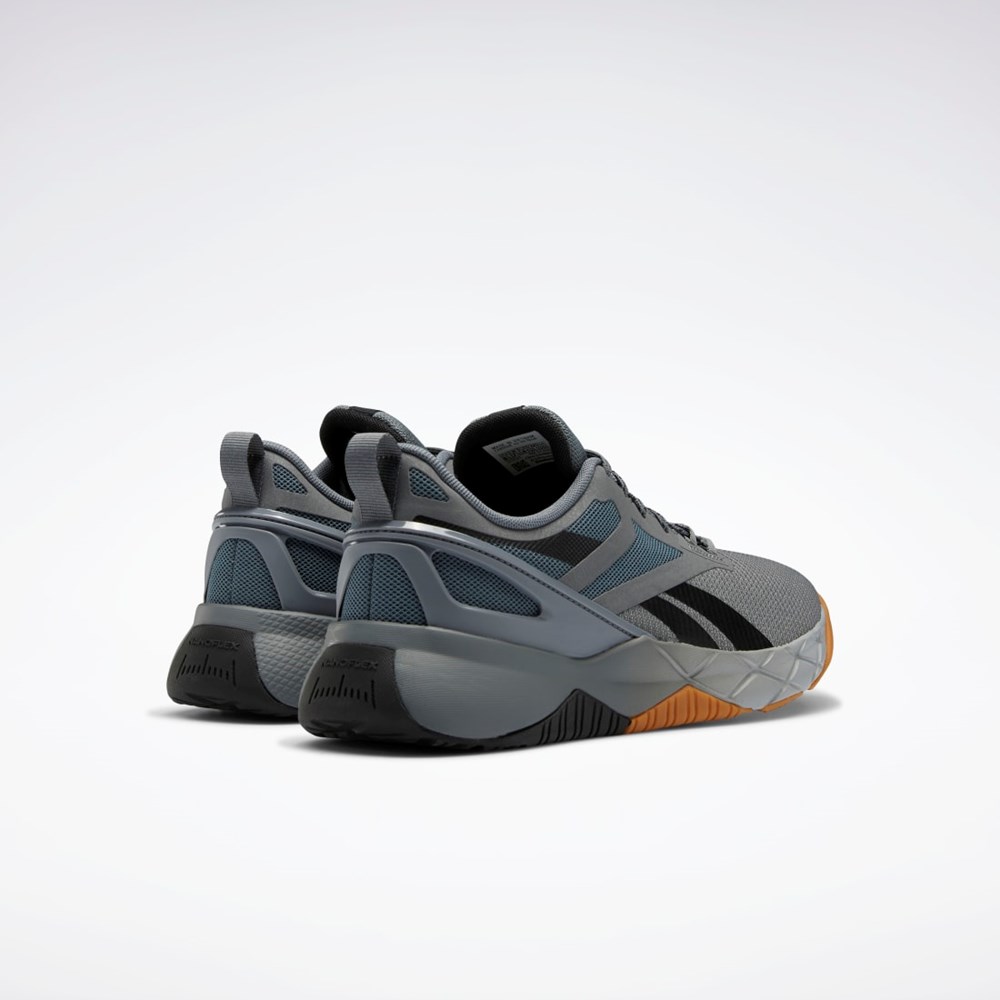 Reebok Nanoflex Parafit TR Shoes Harmaat Mustat | PSVKDZ-634