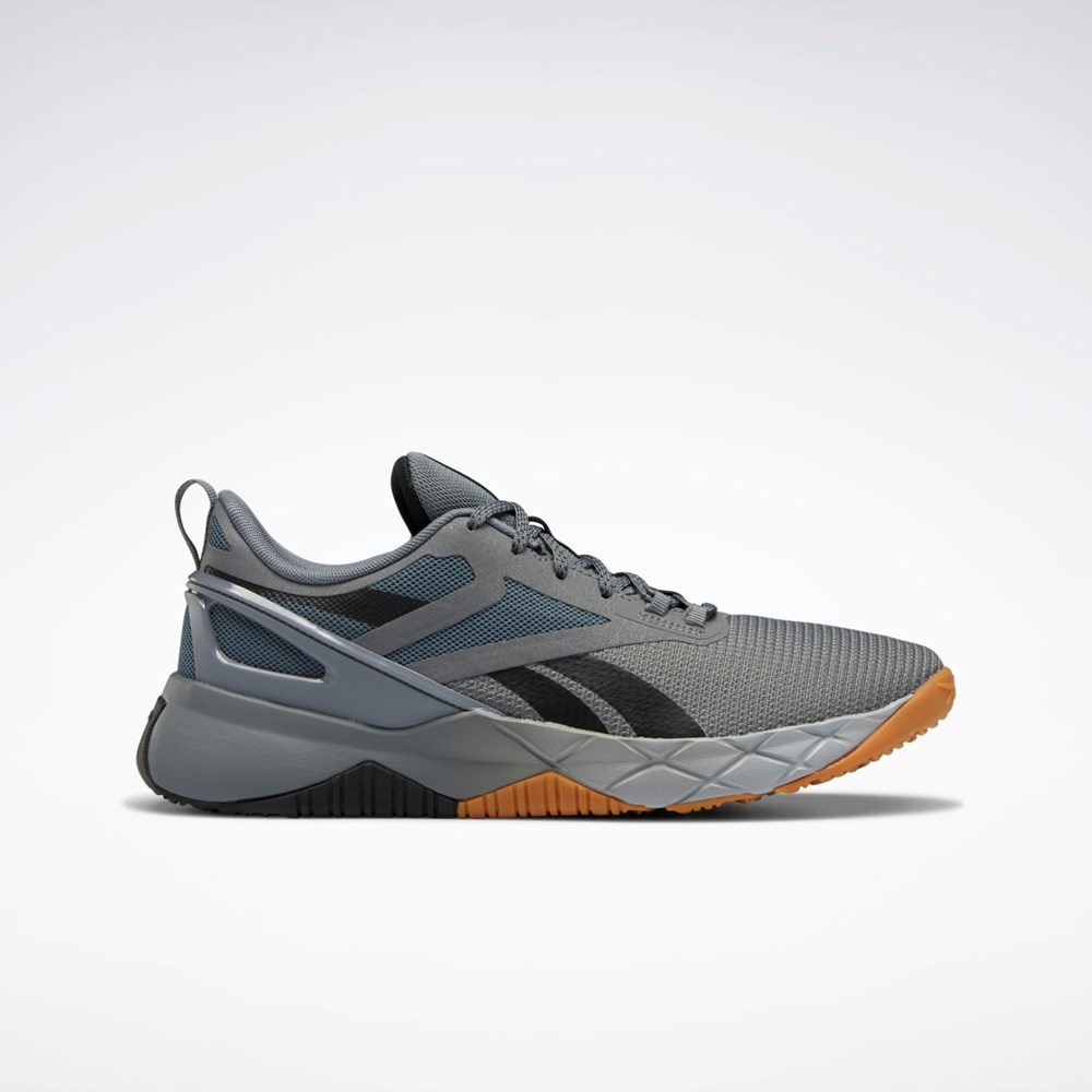 Reebok Nanoflex Parafit TR Shoes Harmaat Mustat | PSVKDZ-634