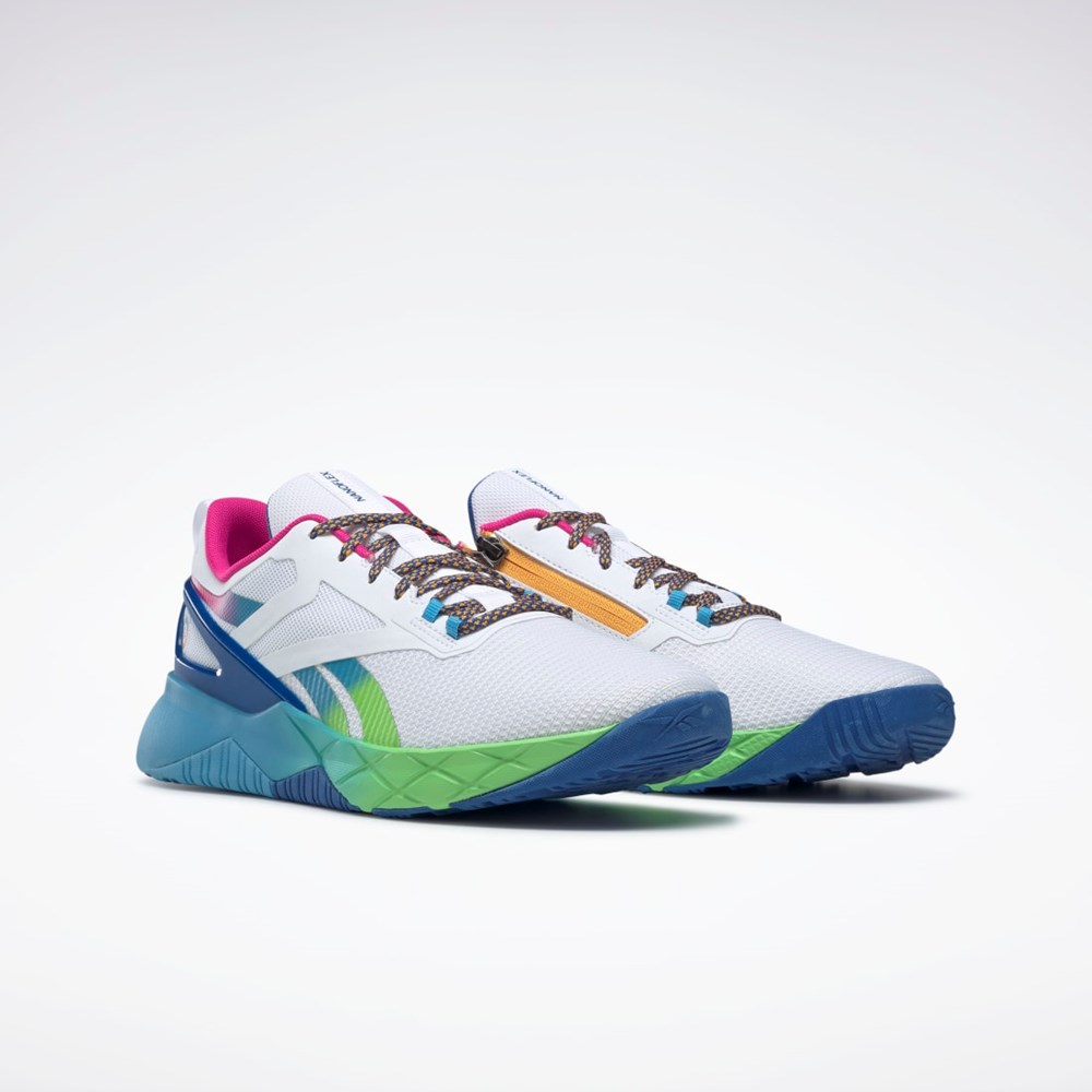 Reebok Nanoflex Parafit TR Shoes Valkoinen Sininen Sininen | OSFAUQ-895