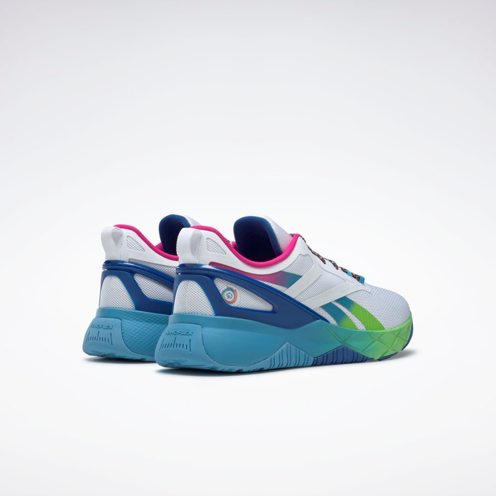 Reebok Nanoflex Parafit TR Shoes Valkoinen Sininen Sininen | OSFAUQ-895