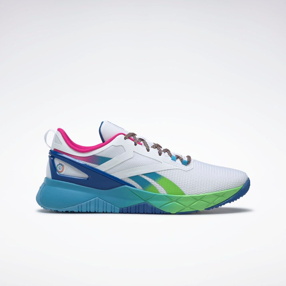Reebok Nanoflex Parafit TR Shoes Valkoinen Sininen Sininen | OSFAUQ-895