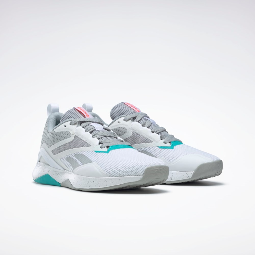 Reebok Nanoflex TR 2.0 Koulutus Shoes Harmaat Valkoinen | ZVQIED-860