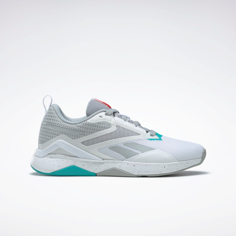 Reebok Nanoflex TR 2.0 Koulutus Shoes Harmaat Valkoinen | ZVQIED-860