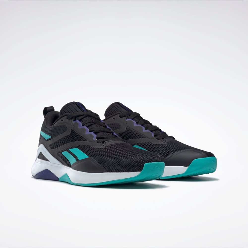 Reebok Nanoflex TR 2.0 Koulutus Shoes Mustat Harmaat | GUDRXQ-521