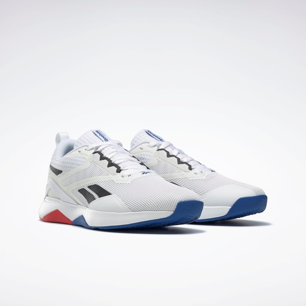 Reebok Nanoflex TR 2.0 Koulutus Shoes Valkoinen Harmaat Mustat | AVFJIN-629