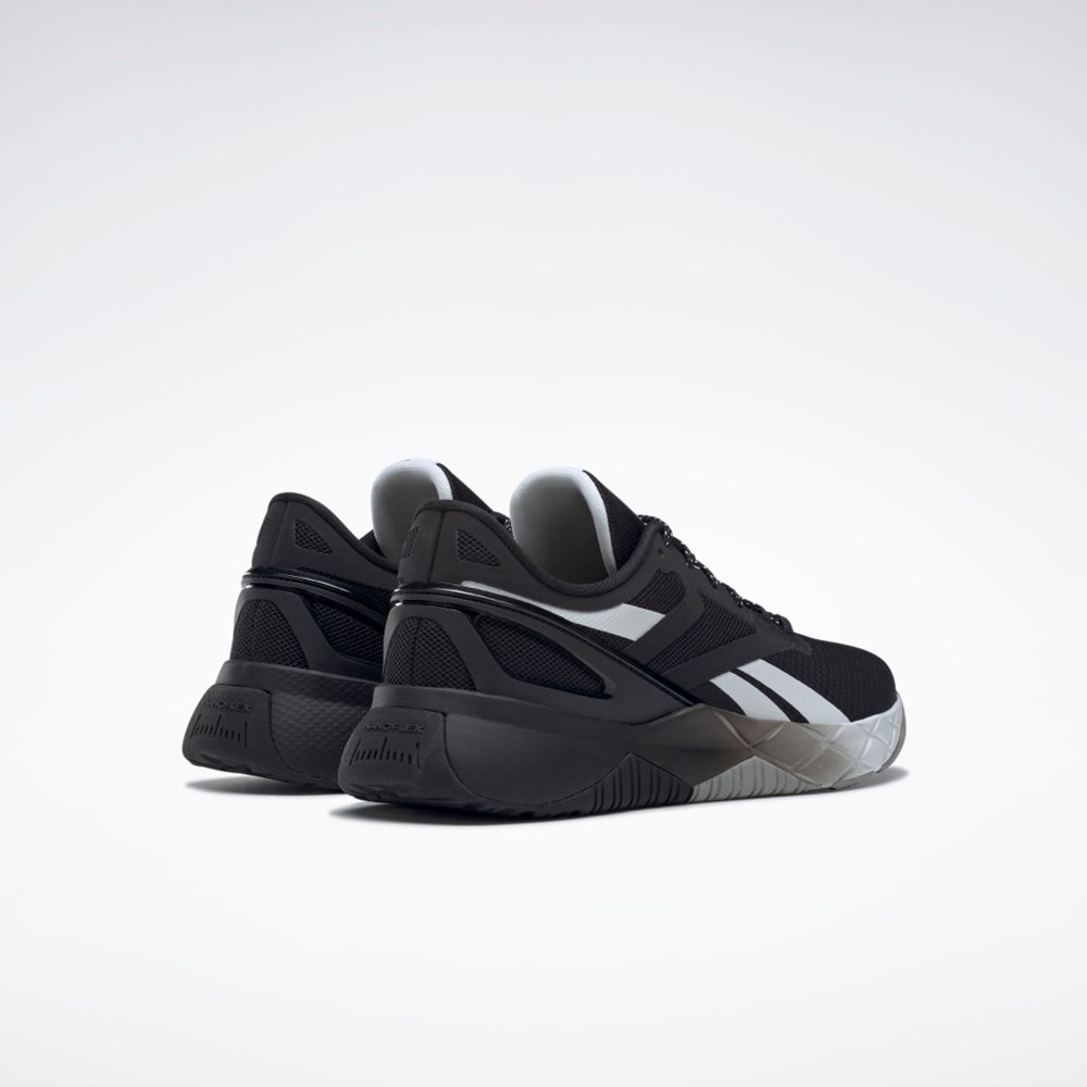 Reebok Nanoflex TR Koulutus Shoes Mustat Valkoinen Harmaat | AVWCOS-275