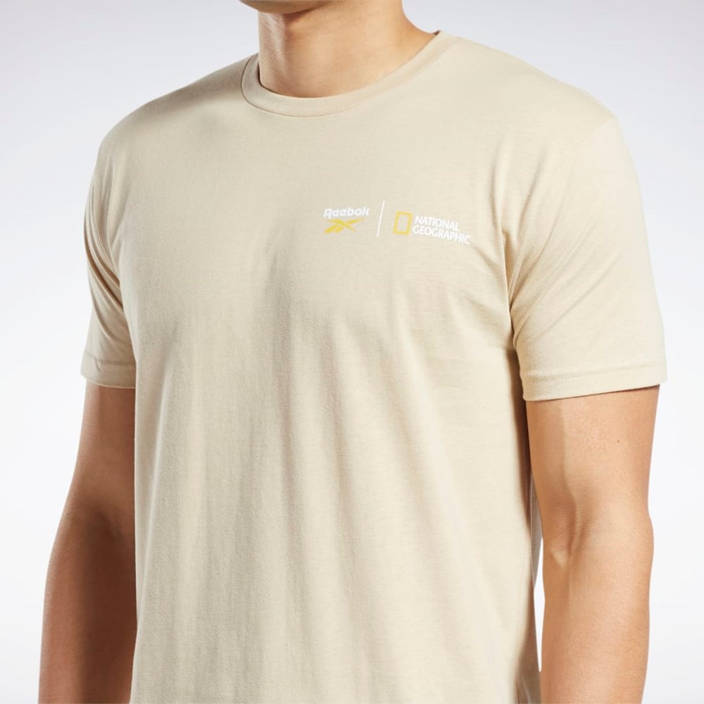 Reebok National Geographic Lyhyt Sleeve T-Shirt Multi | DAMXUC-213