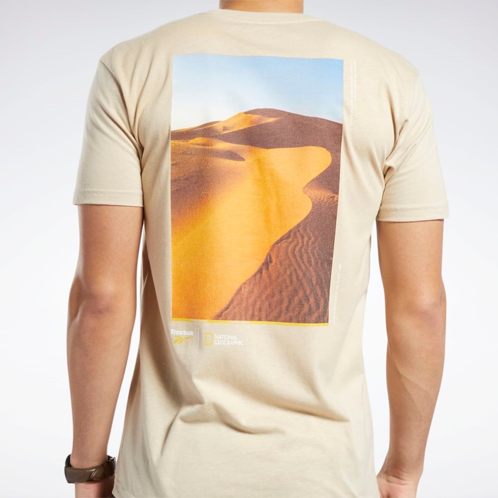 Reebok National Geographic Lyhyt Sleeve T-Shirt Multi | DAMXUC-213