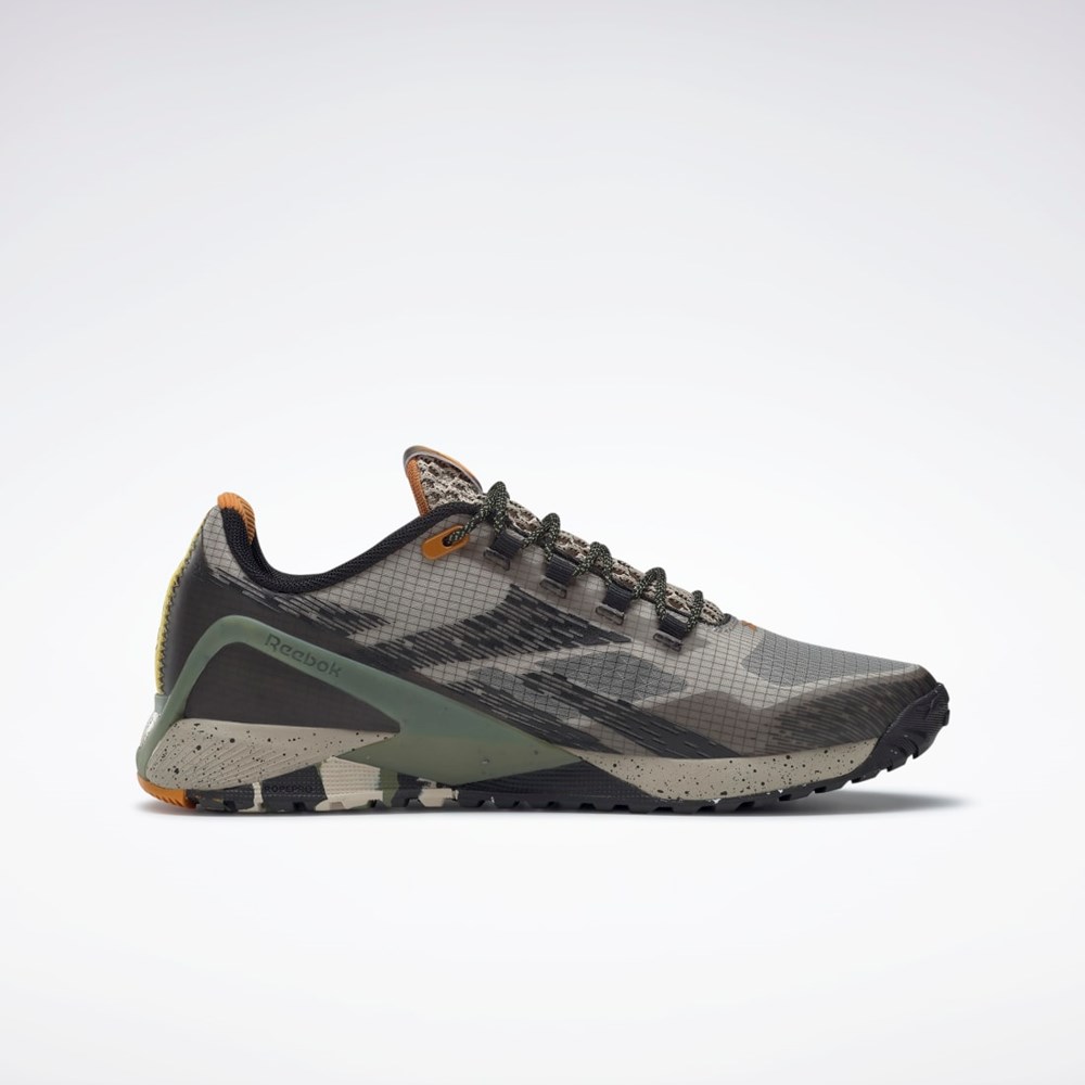 Reebok National Geographic Nano X1 Adventure Shoes Vaaleanmustat Vihreä | CHJZDN-274