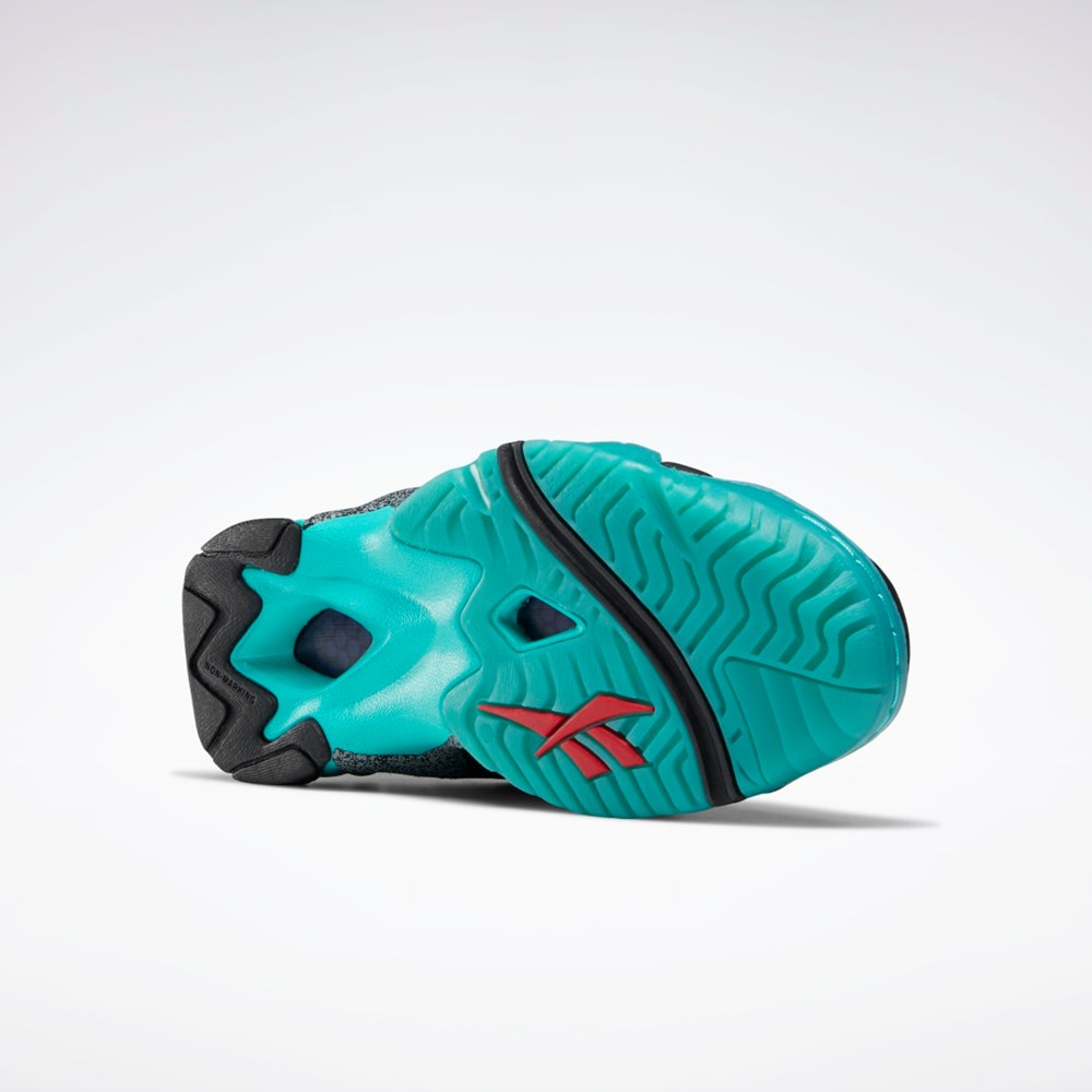 Reebok Nice Kicks Kamikaze II Low Basketball Shoes Mustat Punainen Harmaat | MVZFDC-264