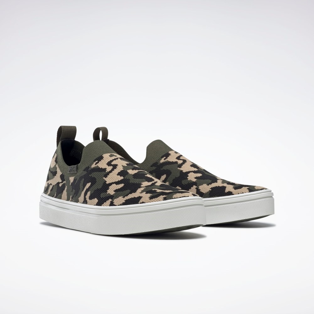 Reebok OnLux Slip-On Kävely Shoes Vihreä Mustat | MZPKYU-238