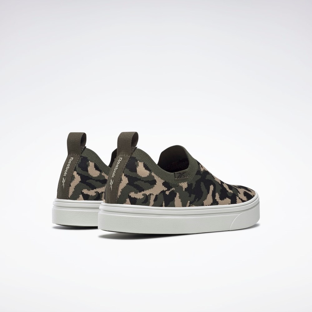 Reebok OnLux Slip-On Kävely Shoes Vihreä Mustat | MZPKYU-238