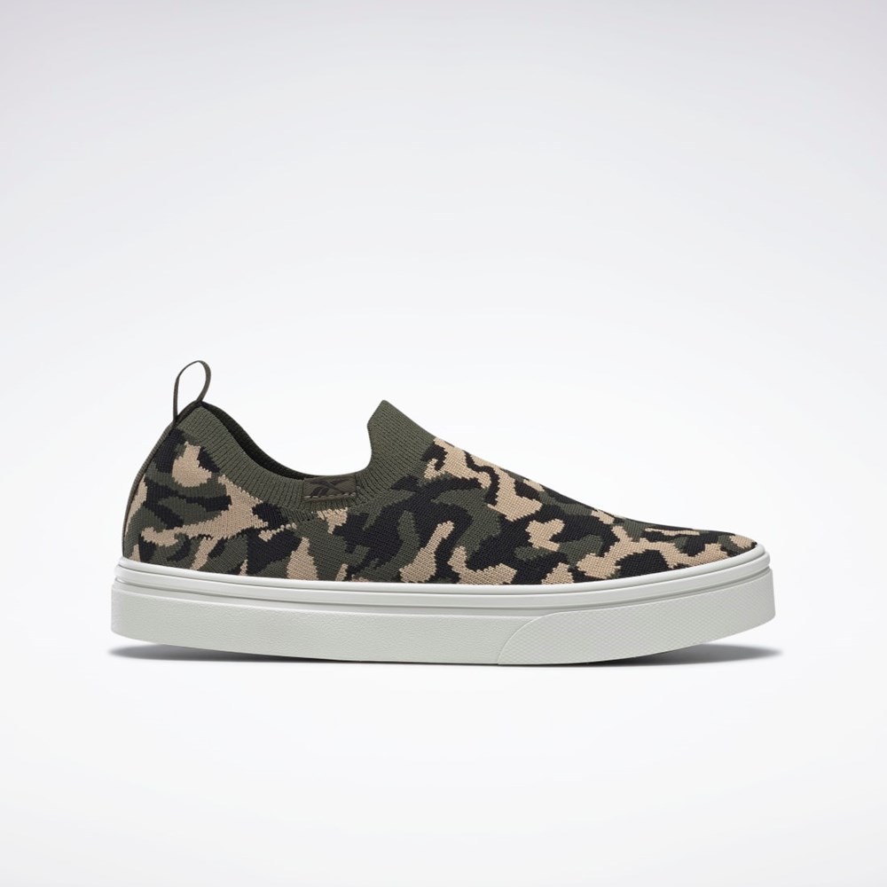 Reebok OnLux Slip-On Kävely Shoes Vihreä Mustat | MZPKYU-238