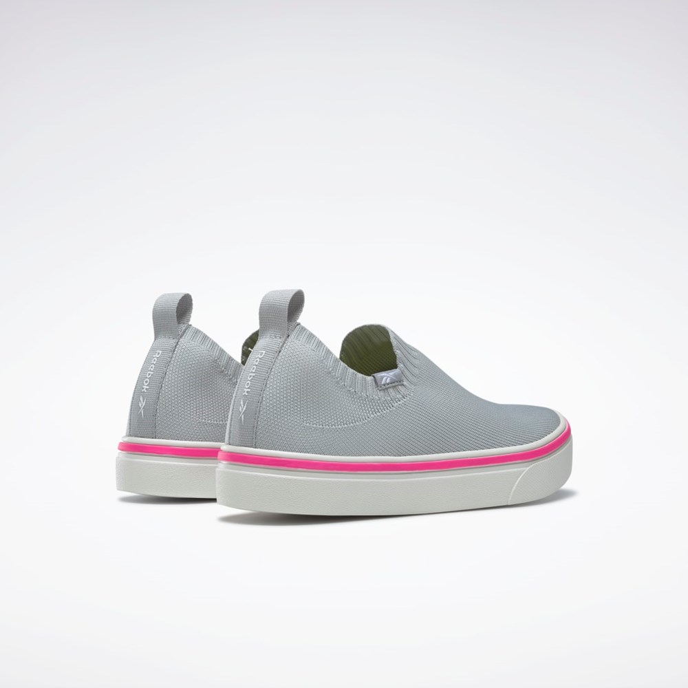 Reebok OnLux Slip-On Shoes Harmaat Valkoinen Pinkki | IGEVKO-501