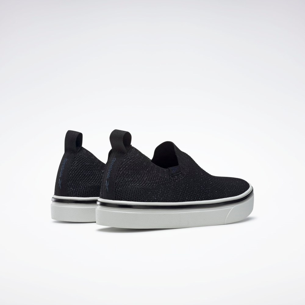 Reebok OnLux Slip-On Shoes Mustat Harmaat Valkoinen | CFSPMI-028