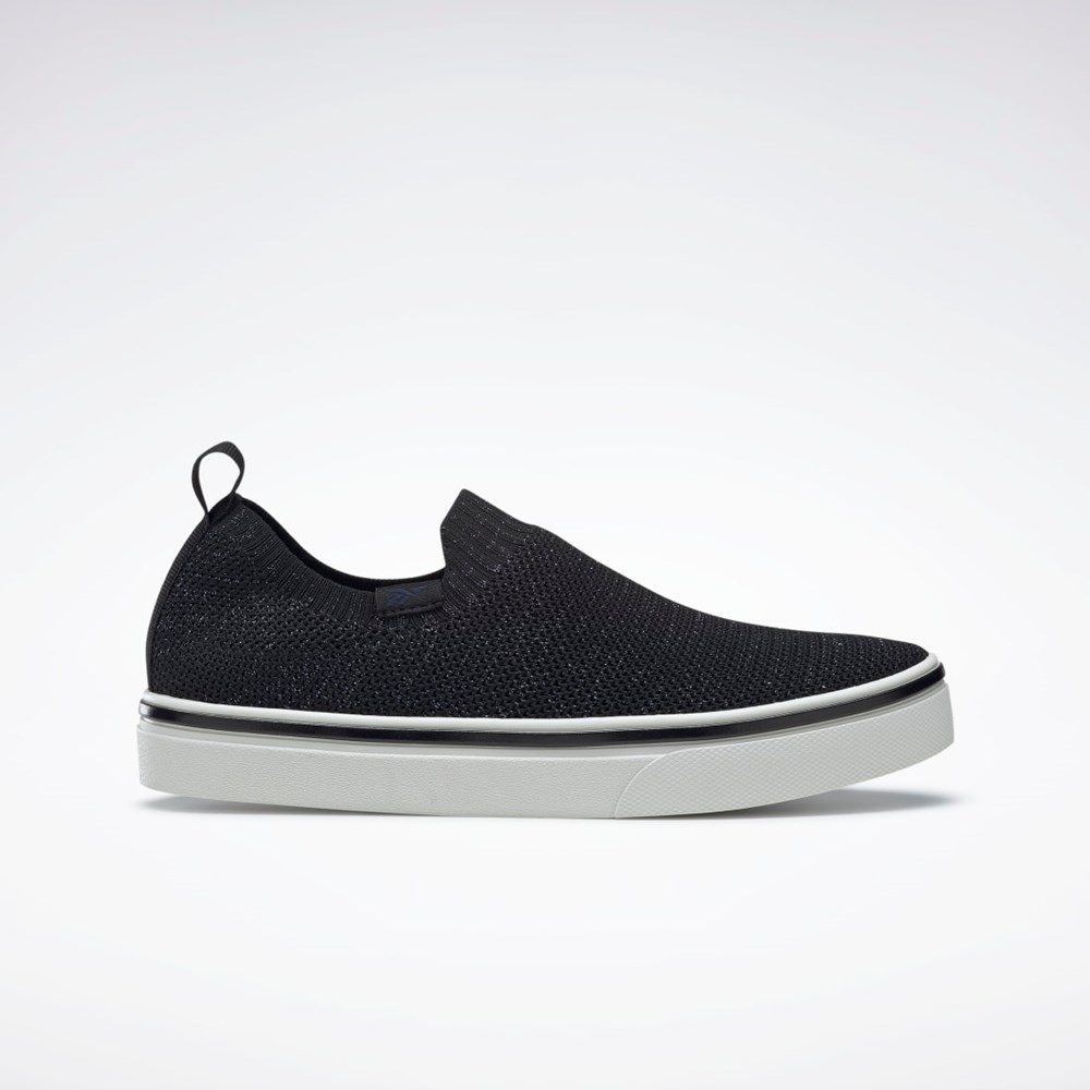 Reebok OnLux Slip-On Shoes Mustat Harmaat Valkoinen | HCAFGS-201