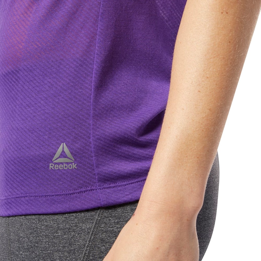 Reebok One Series Burnout Tank Top Violetit | YDKLRT-937