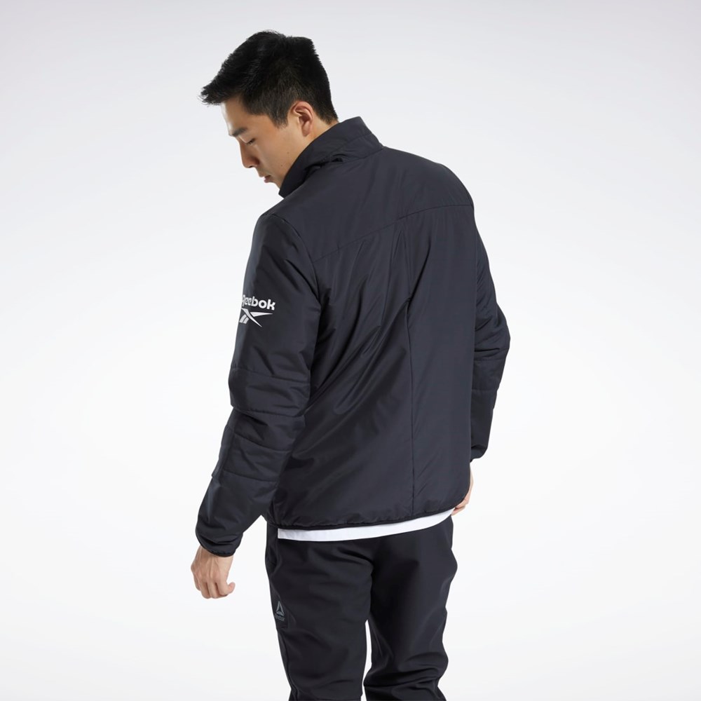 Reebok Outerwear Light Pehmustettu Jacket Mustat | MFJDNZ-817