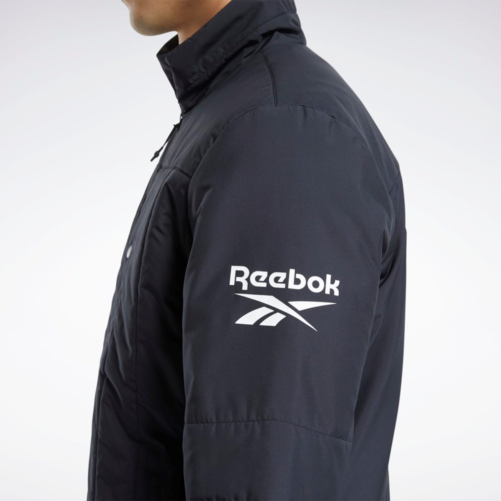Reebok Outerwear Light Pehmustettu Jacket Mustat | MFJDNZ-817