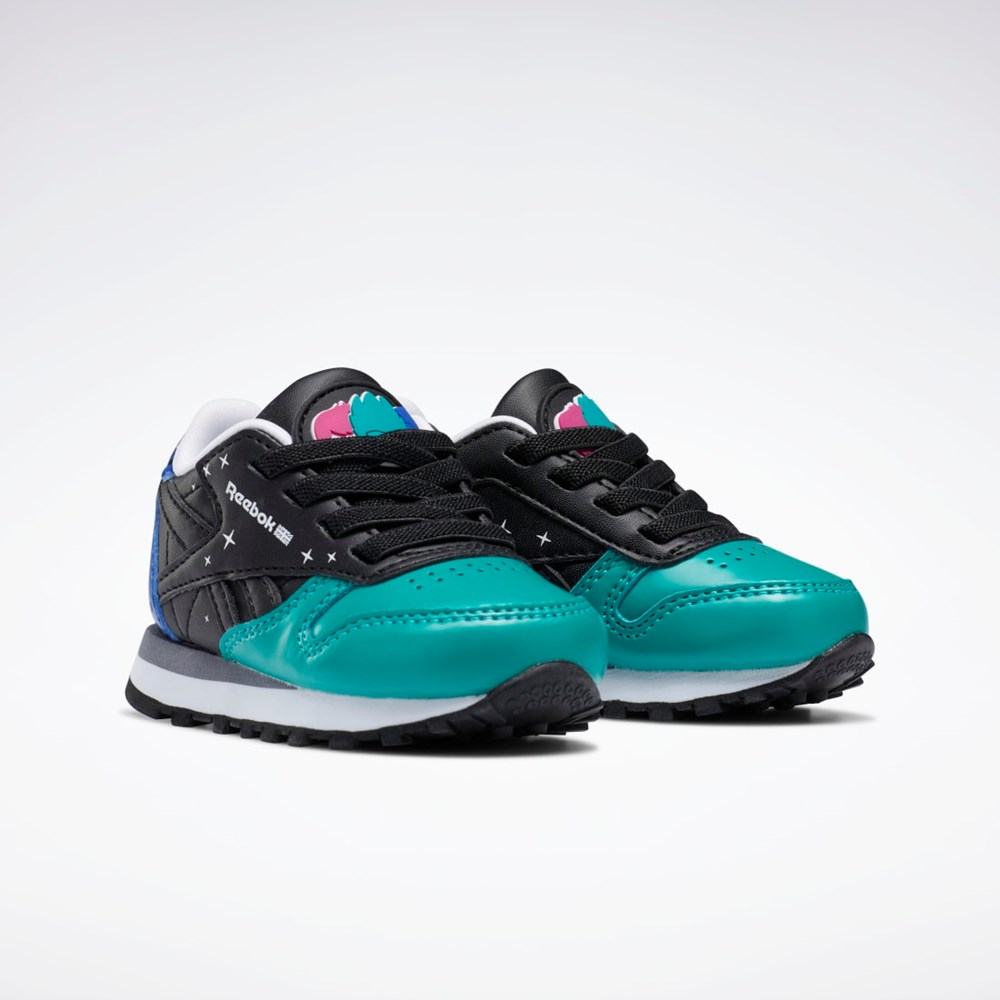 Reebok PJ Masks Classic Leather Shoes - Toddler Mustat | YKAORQ-315