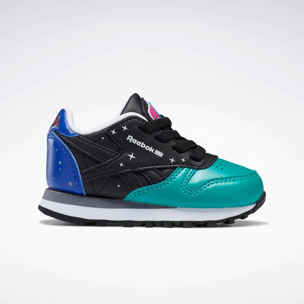 Reebok PJ Masks Classic Leather Shoes - Toddler Mustat | YKAORQ-315