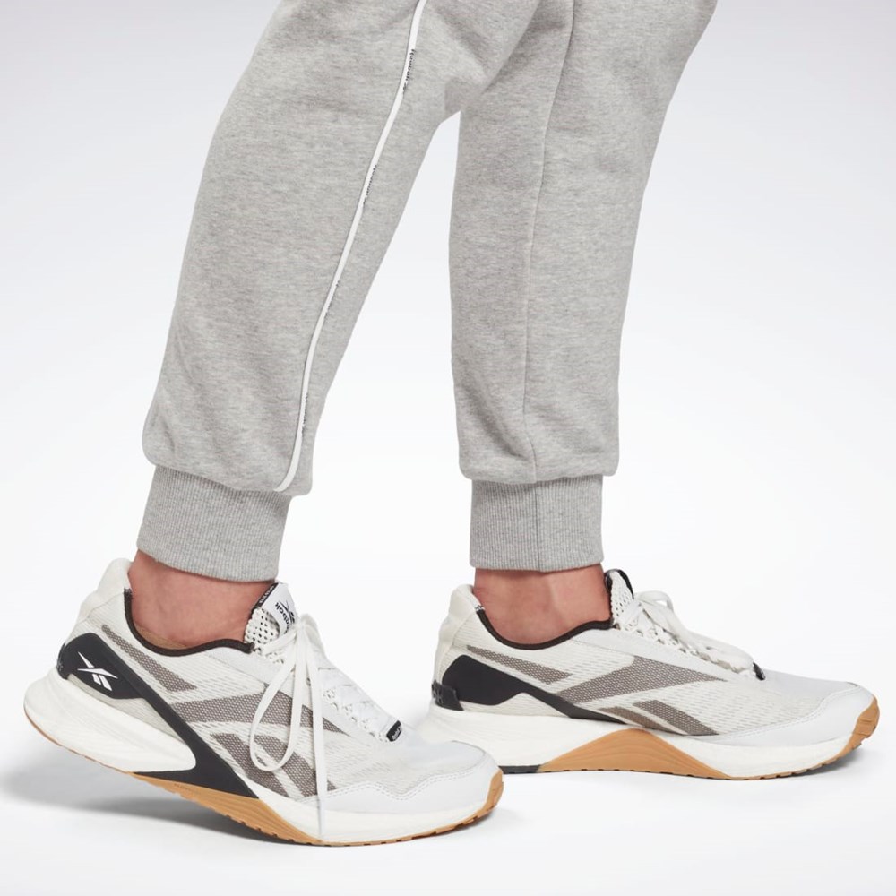 Reebok Piping Joggers Harmaat | FMUGXS-654
