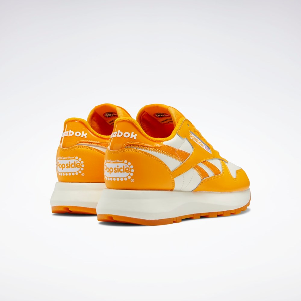Reebok Popsicle Classic Leather SP Shoes Semi Fire Spark / Chalk / Semi Fire Spark | DSVTYC-618