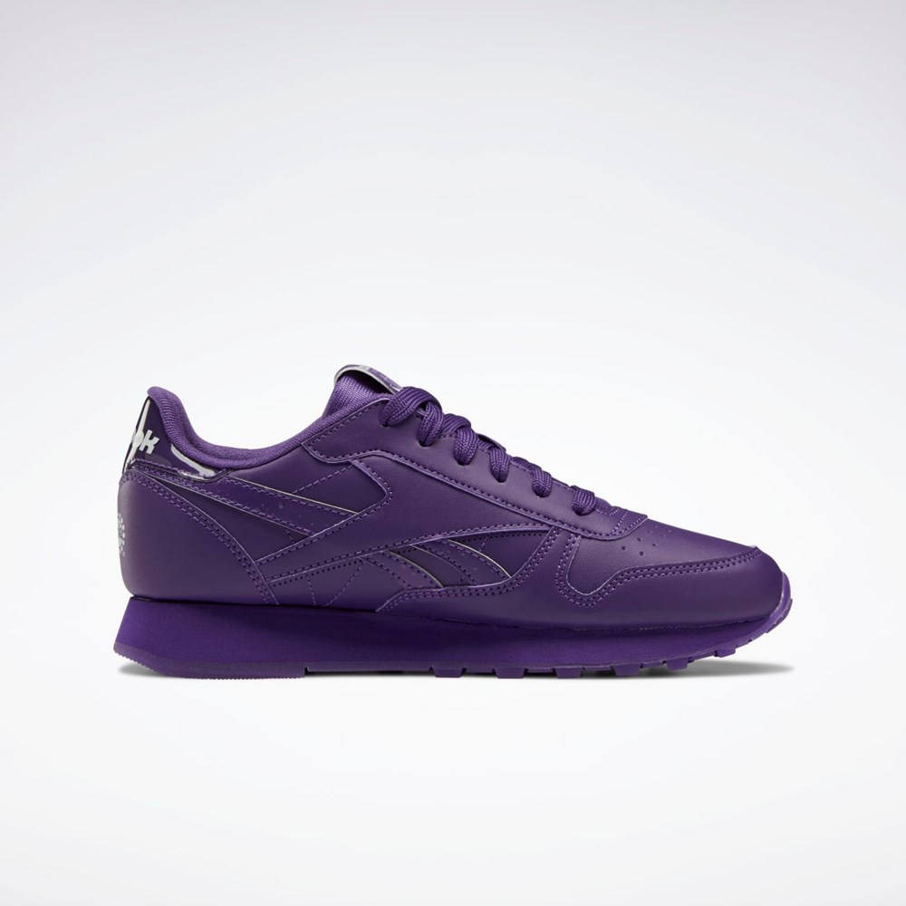 Reebok Popsicle Classic Leather Shoes - Grade School Violetit Violetit Violetit | BWHVLS-827