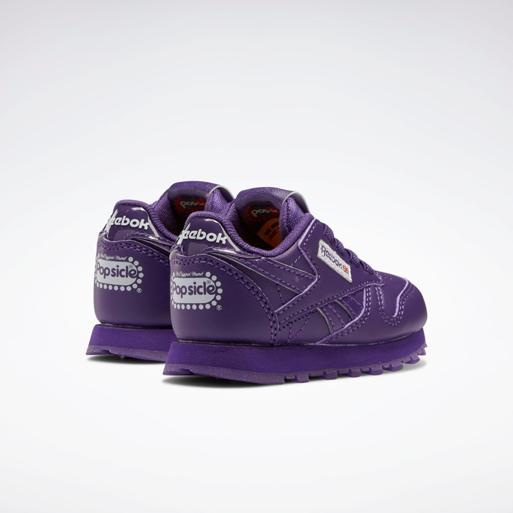 Reebok Popsicle Classic Leather Shoes - Toddler Violetit Violetit Violetit | LAXJEY-314