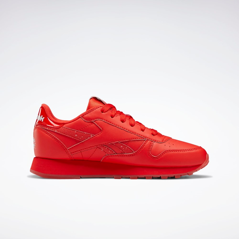 Reebok Popsicle Classic Leather Shoes - Grade School Punainen Punainen Punainen | OJTMAY-638