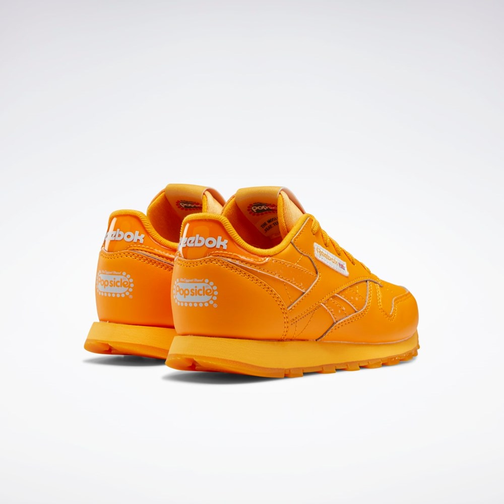Reebok Popsicle Classic Leather Shoes - Preschool Semi Fire Spark / Semi Fire Spark / Semi Fire Spark | WAPSMI-397